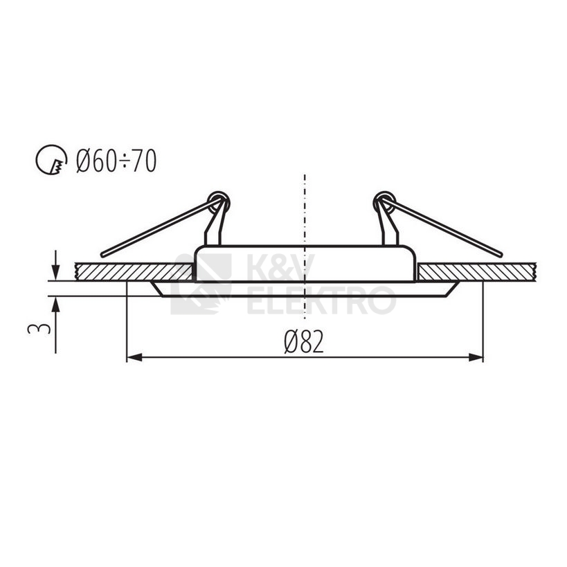 Obrázek produktu Podhledové svítidlo Kanlux ARGUS CT-2114-BR/M matná mosaz 00324 2