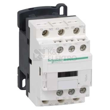 Obrázek produktu Schneider Electric TeSys pomocný Stykač, 3Z+2V 24V DC CAD32BD 0
