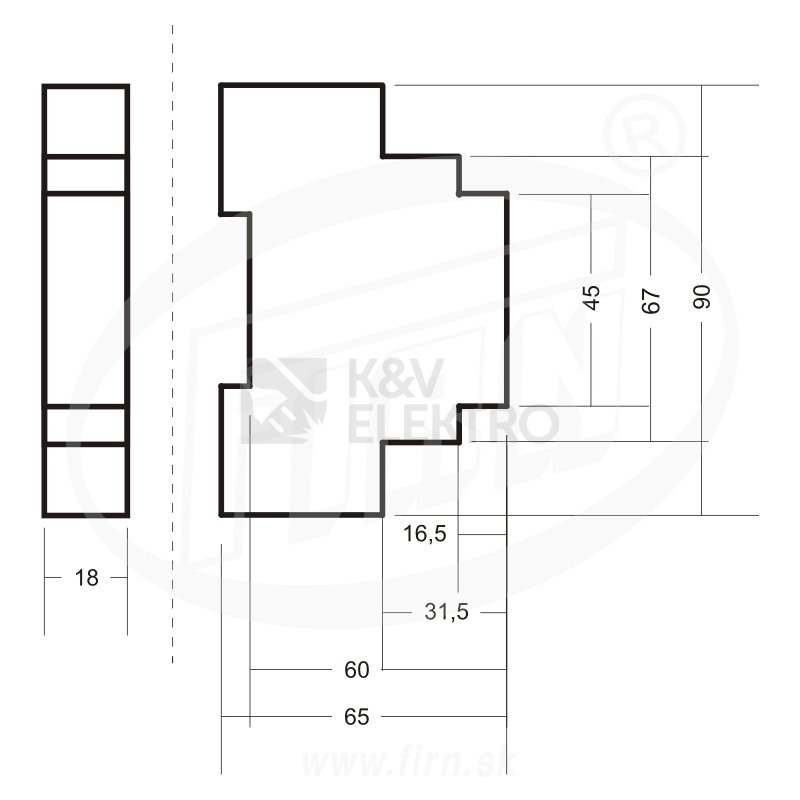 Obrázek produktu Soumrakový spínač AZ-112 PLUS s čidlem 1000913 2