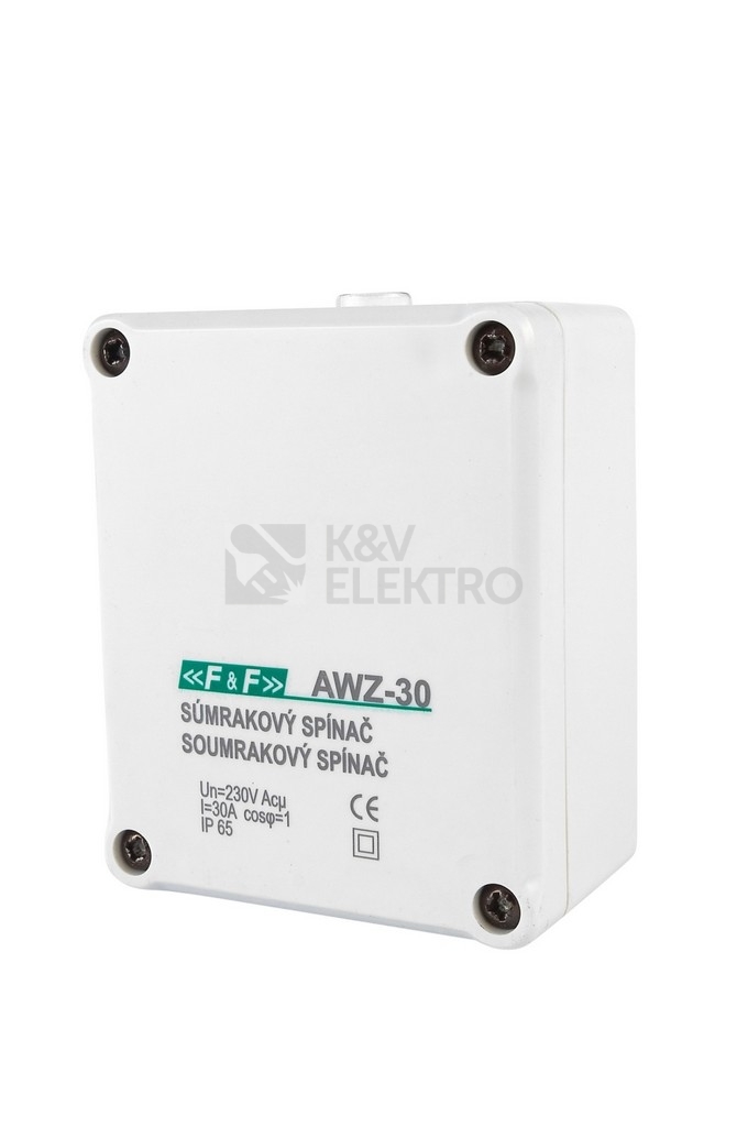 Obrázek produktu Soumrakový spínač AWZ-30 30A IP65 1000907 0