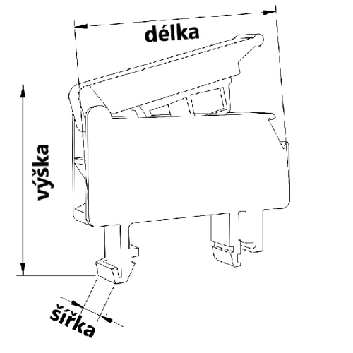 Svorka Elektro Bečov RSP 4-LED/24V pojistková A691210 (obrázek 4)