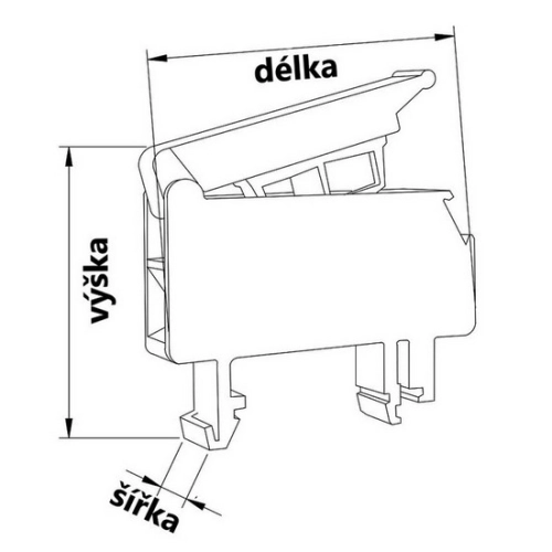 Svorka Elektro Bečov RSP 4-LED/24V pojistková A691210 (obrázek 3)