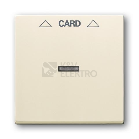 Obrázek produktu ABB Solo,Solo Carat kryt vypínače kartového slonová kost 1710-0-3640 (2CKA001710A3640) 0