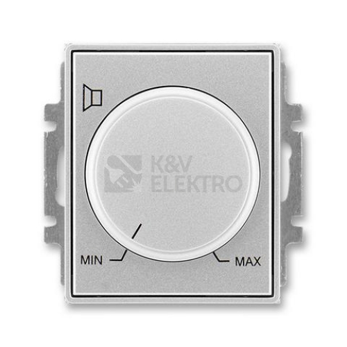 ABB Element,Time regulátor hlasitosti 100 V, s krytem titanová 5016E-A10100 08