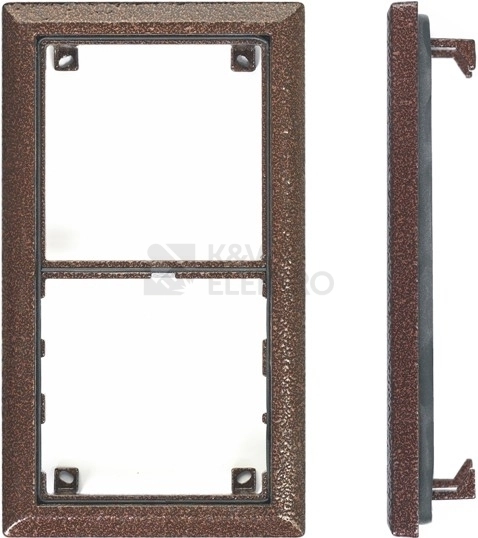 Obrázek produktu Montážní rámeček TESLA KARAT 2moduly (antika měděná) 4FF 127 12.1 0