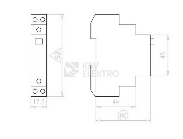 Obrázek produktu Instalační vypínač EATON Z-SW/SO 1NO+1NC 16A 276302 1