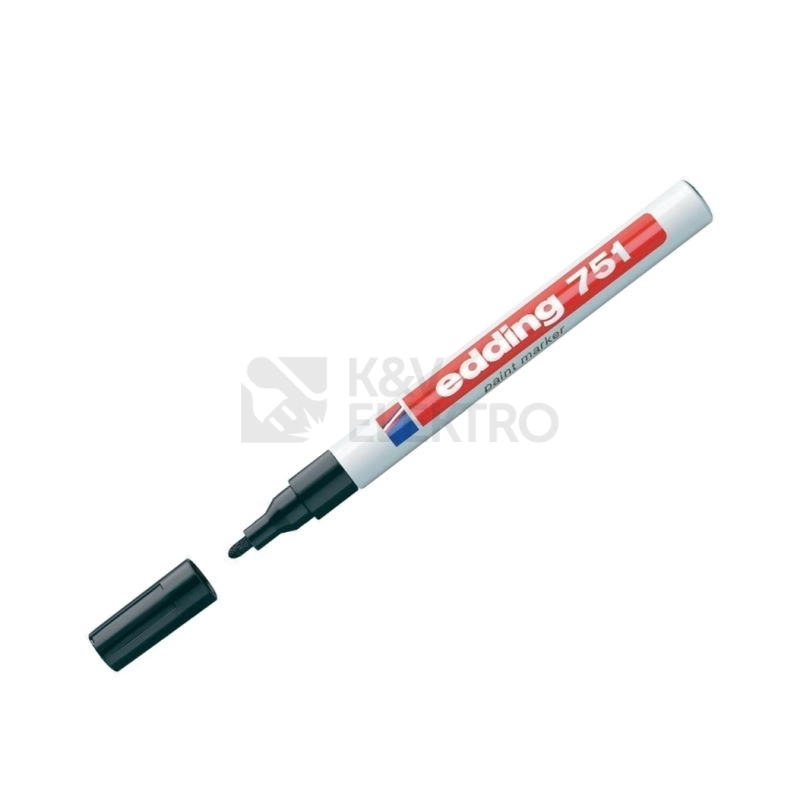 Obrázek produktu Popisovač fixa EDDING 751 C černý hrot 1-2mm 0