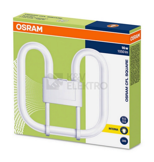Obrázek produktu Úsporná zářivka OSRAM CFL SQUARE 16W/827/2pin GR8 teplá bílá 2700K 1
