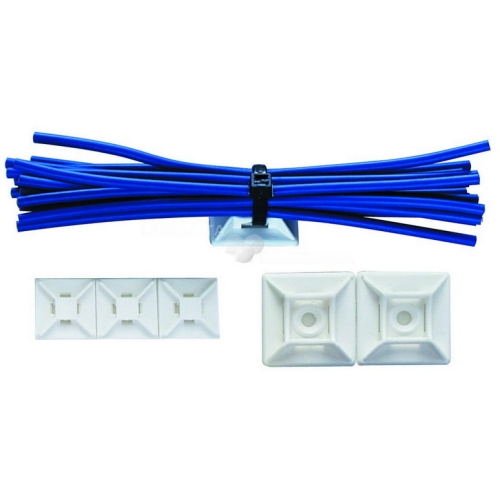 Příchytky stahovacího pásku GPH VCU 19×19 černé (100ks)