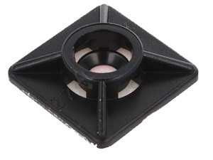 Obrázek produktu Příchytky stahovacího pásku GPH VCU 19x19 černé (100ks) 0