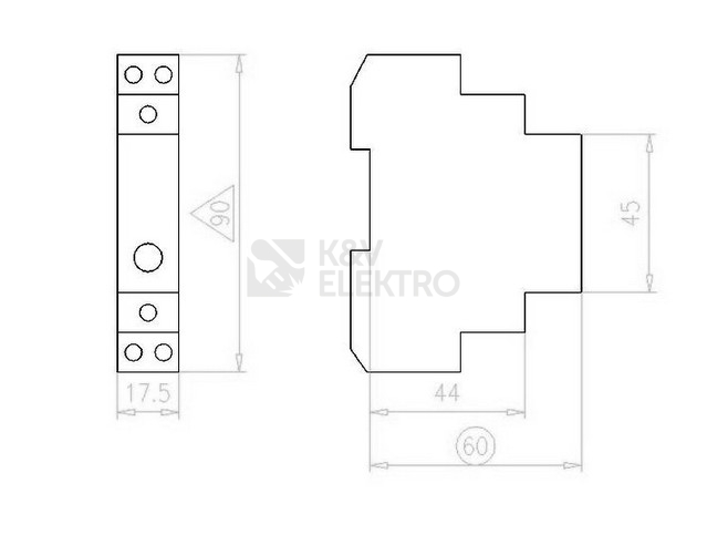 Obrázek produktu Světelné návěstí červená/zelená 230V AC/DC EATON Z-UEL230 284923 1