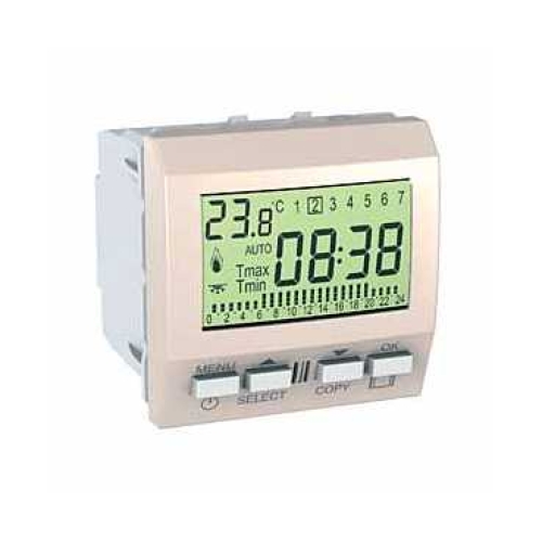 Schneider Electric Unica týdenní termostat marfil MGU3.505.25