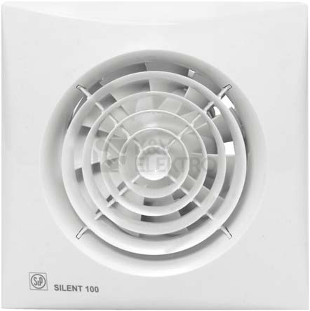 Obrázek produktu Axiální koupelnový ventilátor se zpětnou klapkou a časovým doběhem Soler & Palau SILENT 100CRZ 0