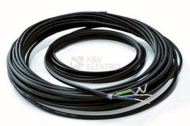 Obrázek produktu Topný kabel K&V thermo uniKABEL 2LF 10W/m 20m (200W) 0