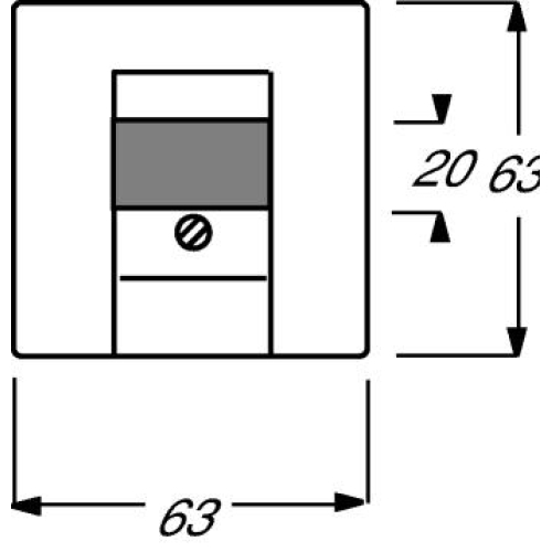 ABB kryt zásuvky reproduktorové studio bílá 2CKA001710A3162 Future Linear, Solo,Solo Carat, Busch-axcent 1766-84 (1710-0-3162)