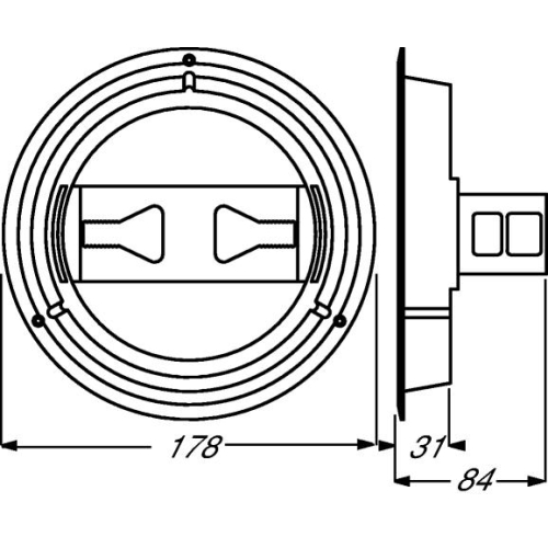 ABB kroužek pro reproduktor 8200-0-0016 (8229/2) 2CKA008200A0016