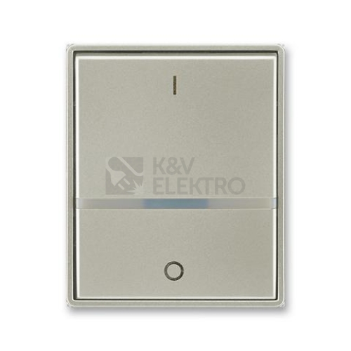 ABB Element,Time kryt vypínače s průzorem a potiskem starostříbrná 3558E-A00655 32