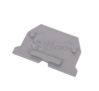 Obrázek produktu Přepážka koncová Elektro Bečov RSA 4 A šedá B631211 0