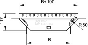 Obrázek produktu Odbočný díl OBO RAA 630 FS 6040446 1