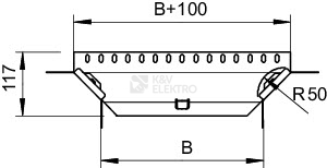 Obrázek produktu Odbočný díl OBO RAA 630 FS 6040446 2