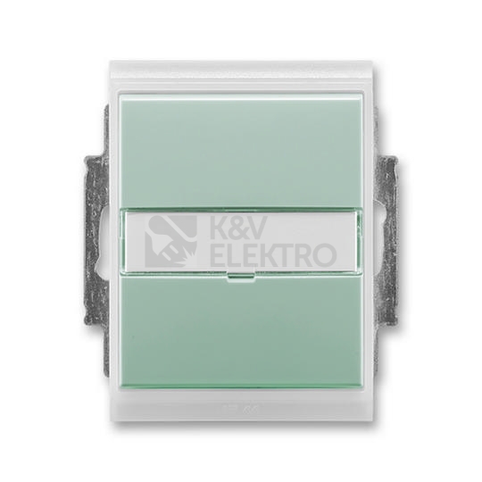 Obrázek produktu ABB Element,Time vypínač č.6 IP44 s popisovým polem agáve ledová bílá 3558E-A06910 22 0