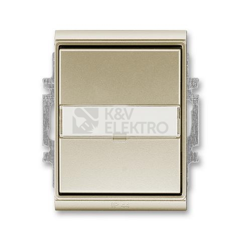 Obrázek produktu ABB Element,Time vypínač č.6 IP44 s popisovým polem šampaňská 3558E-A06910 33 0