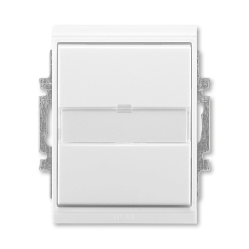 ABB Element,Time vypínač č.6 IP44 s popisovým polem bílá bílá 3558E-A06910 03