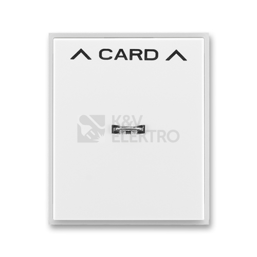 ABB Element, Time kryt kartového spínače bílá/ledová bílá 3559E-A00700 01 s průzorem