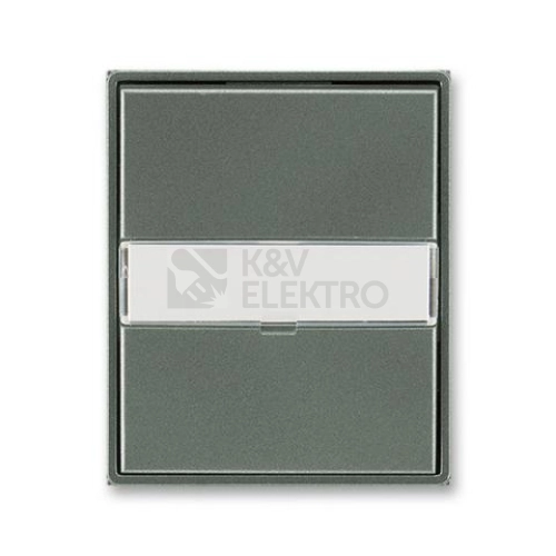 ABB Time, Time Arbo kryt vypínače antracitová 3558E-A00610 34 s popisovým polem
