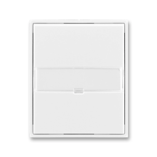 ABB Element,Time kryt vypínače bílá/bílá 3558E-A00610 03 s popisovým polem