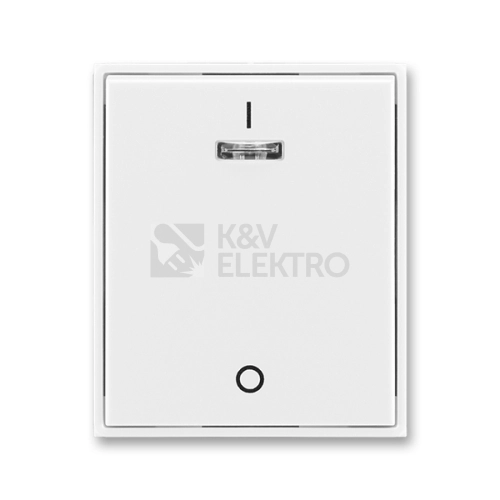 ABB Element,Time kryt vypínače bílá/bílá 3558E-A00933 03 s průzorem