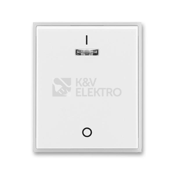 Obrázek produktu ABB Element,Time kryt vypínače bílá/ledová bílá 3558E-A00933 01 s průzorem 0