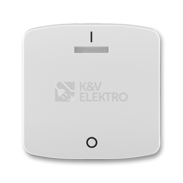 Obrázek produktu ABB Tango kryt vypínače šedá 3558A-A00933 S s průzorem 0