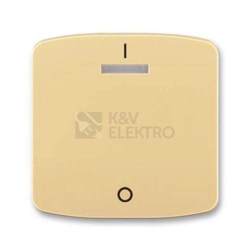 ABB Tango kryt vypínače béžová 3558A-A00933 D s průzorem