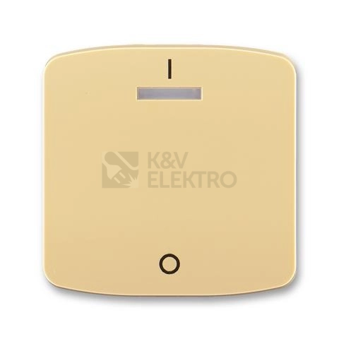 Obrázek produktu ABB Tango kryt vypínače béžová 3558A-A00933 D s průzorem 0