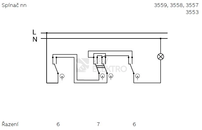 Obrázek produktu ABB Time vypínač č.7 IP44 titanová 3558E-A07940 08 1