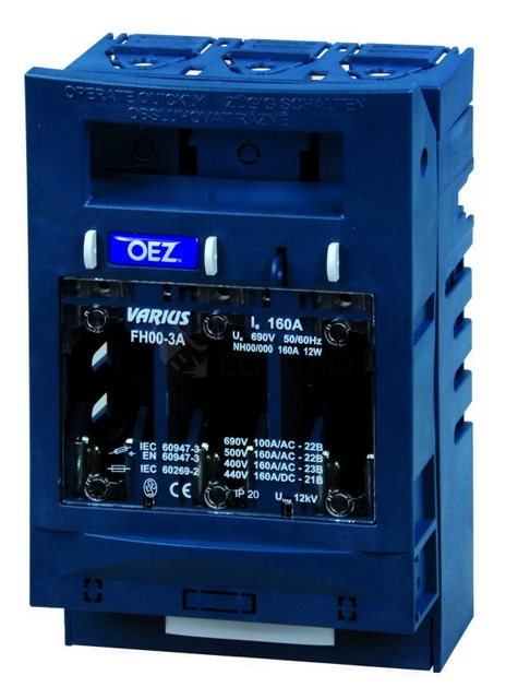 Obrázek produktu Pojistkový odpínač OEZ FH00-3A/F 0