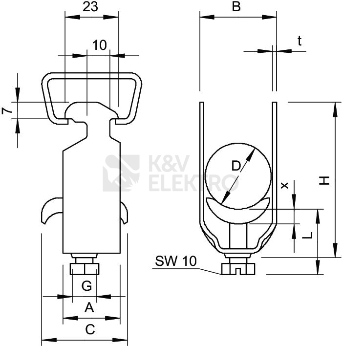 Obrázek produktu PRICHYTKA SONAP 12-16MM 2056 M 16 FT 2