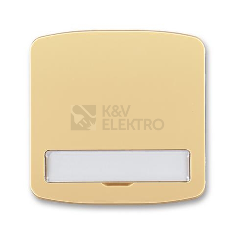Obrázek produktu ABB Tango kryt vypínače béžová 3558A-A00620 D s popisovým polem 0