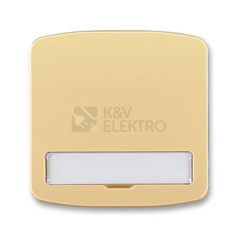 Obrázek produktu ABB Tango kryt vypínače béžová 3558A-A00620 D s popisovým polem 0