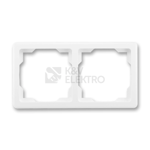 ABB Swing dvojrámeček jasně bílá 3901G-A00020 B1