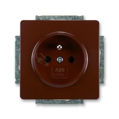 ABB Swing (L) zásuvka hnědá 5518G-A02349 H1