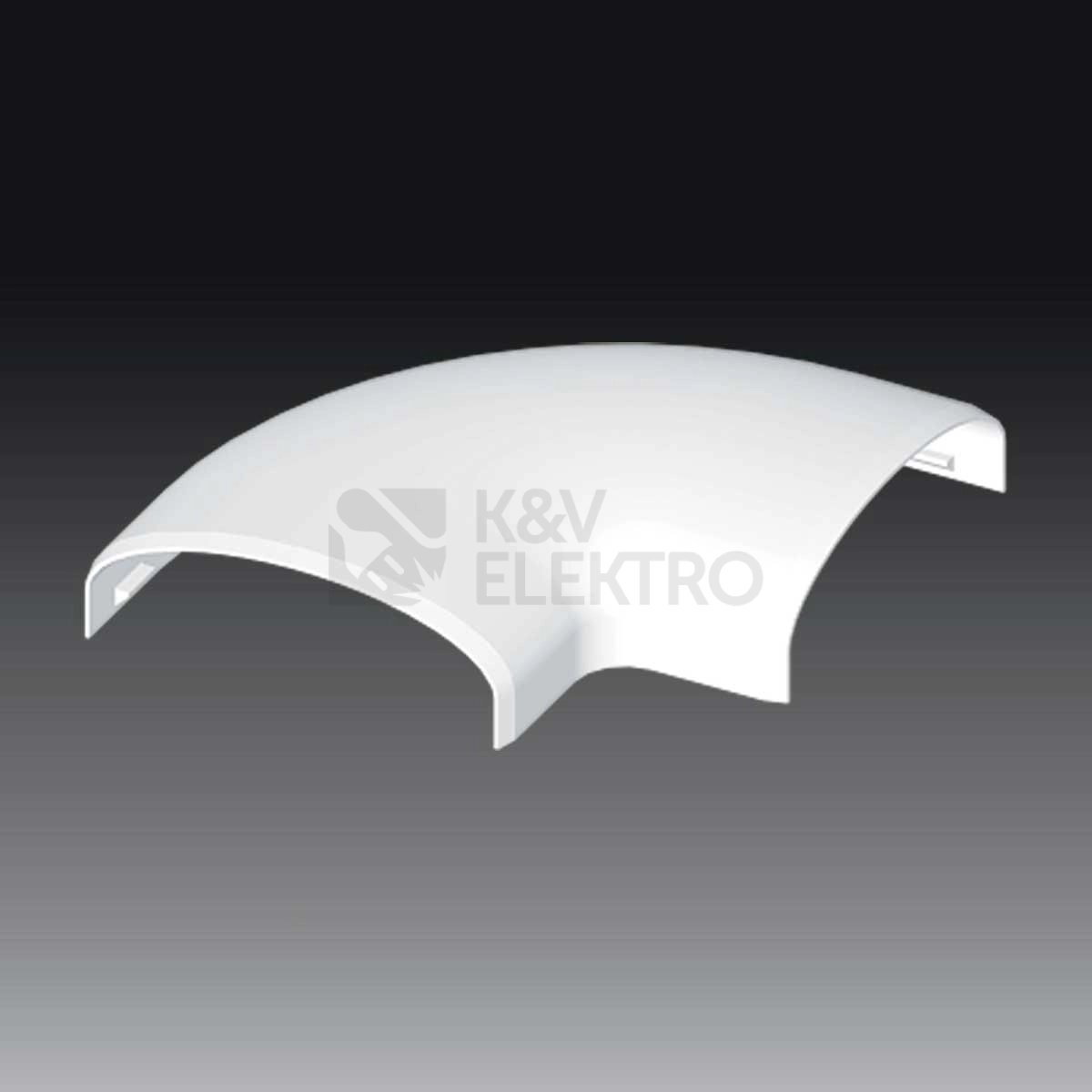 Obrázek produktu Kryt KOPOS LE 60 roh ohybový 8763 HB bílá 0