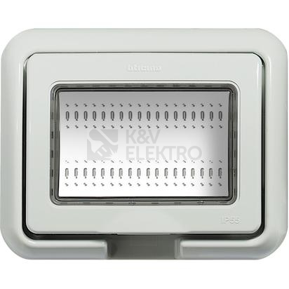Obrázek produktu Bticino kryt 3 moduly IDROBOX IP55 šedá 24603 0
