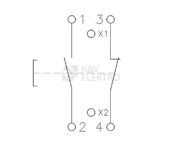 Obrázek produktu Modulové tlačítko EATON Z-PU/SO 1NO+1NC 16A 276293 2