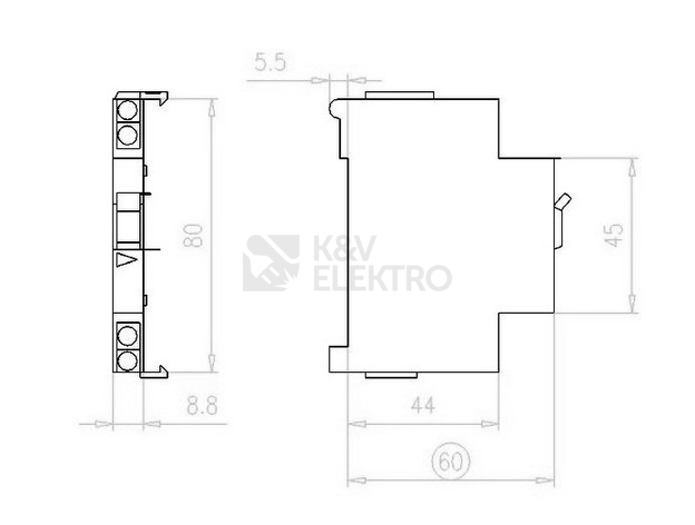 Obrázek produktu Kontakt pomocný EATON ZP-WHK 286053 1