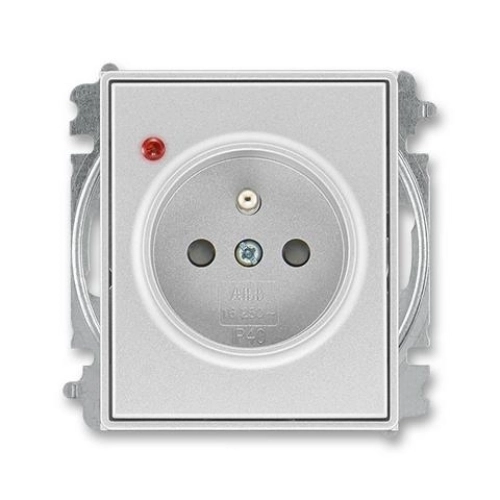 ABB Time,Time Arbo zásuvka titanová 5599E-A02357 08 s přepěťovou ochranou