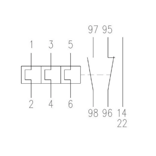 Tepelné nadproudové relé Ir=10-16A EATON ZB32-16 278452 (obrázek 6)