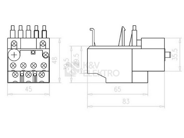 Obrázek produktu Tepelné nadproudové relé Ir=10-16A EATON ZB32-16 278452 1