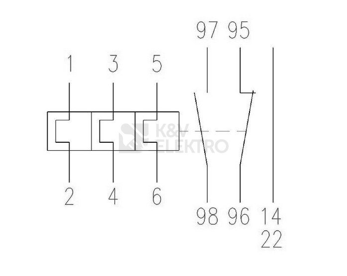 Obrázek produktu Tepelné nadproudové relé Ir=10-16A EATON ZB32-16 278452 2